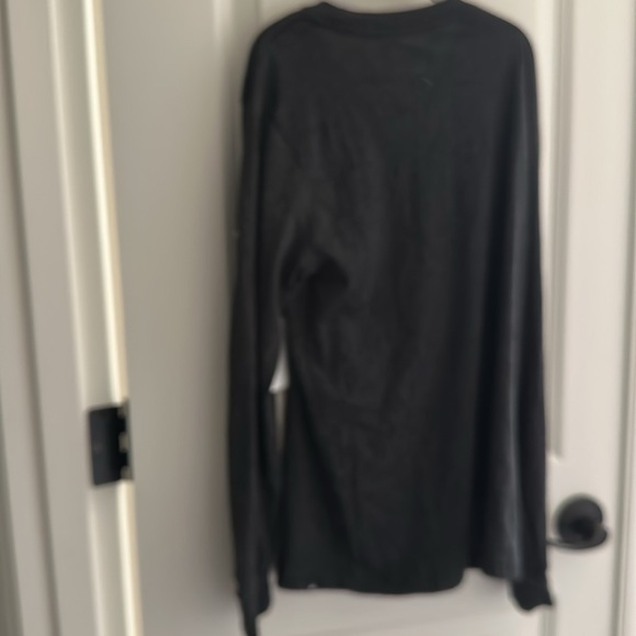 Quiksilver Black and White Logo Long Sleeve Tee - Picture 3 of 4